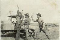  From left to right, Red, Bee Turner, and unknown.